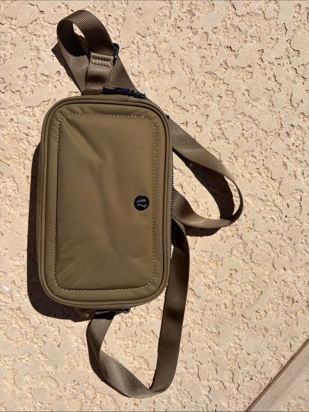 lululemon athletica Olive/Tan Sling Bum Belt Bag